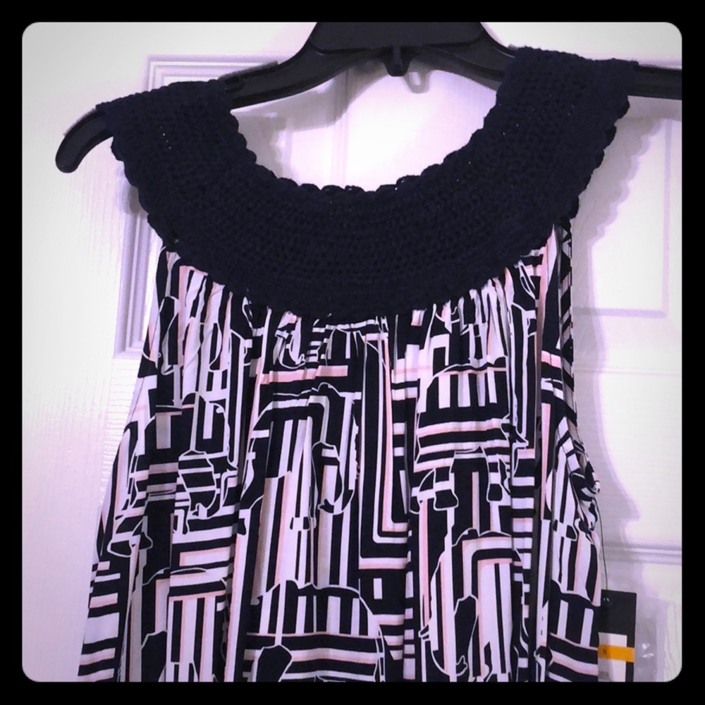 Crown & Ivy New! Elephant Navy Dress!